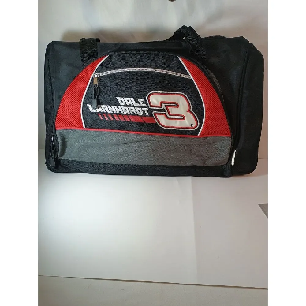 NASCAR #3 Dale Earnhardt 24” Duffle Bag, Multi Pocket Sport & Travel Bag